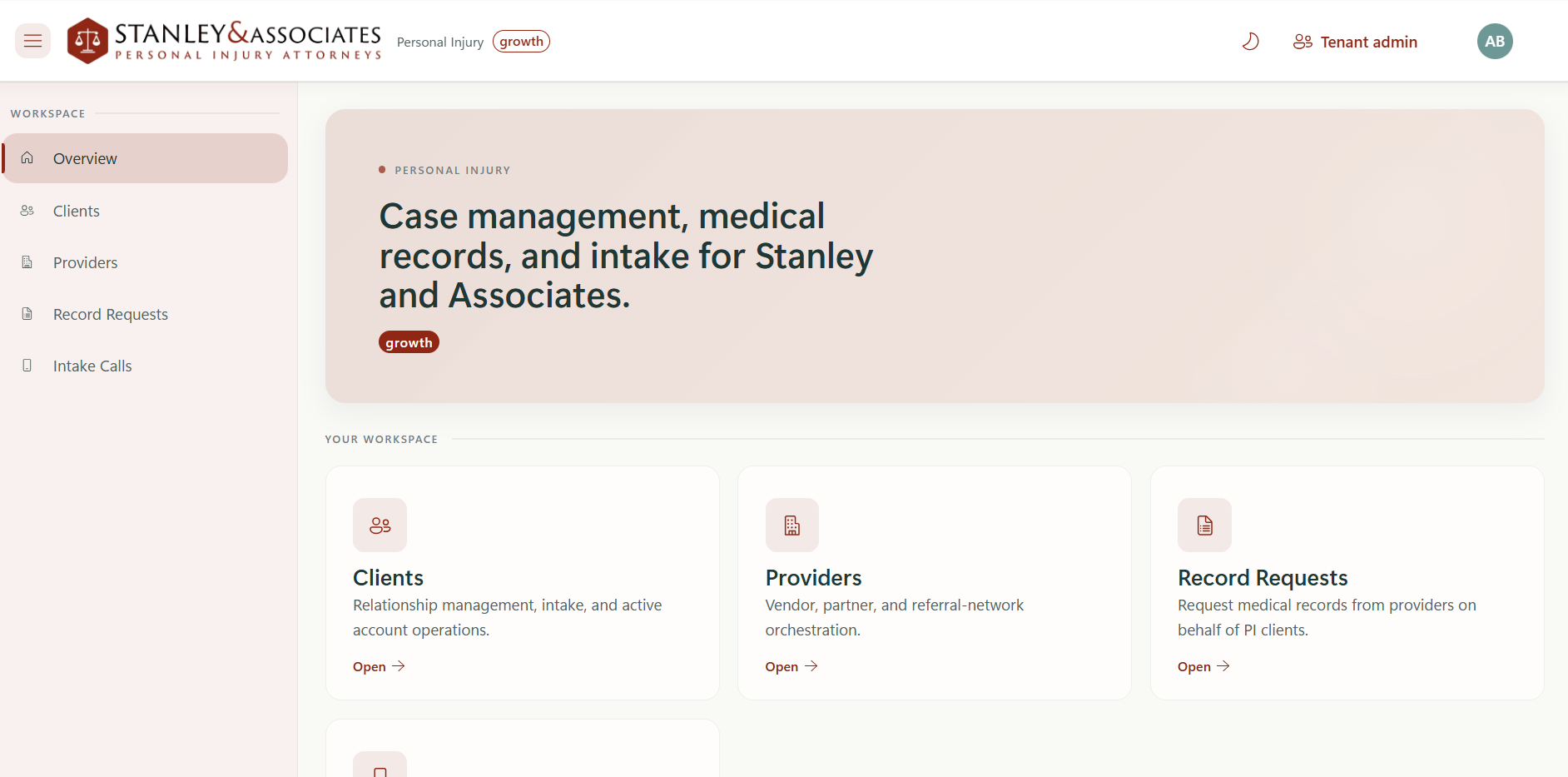 Stanley & Associates branded platform
